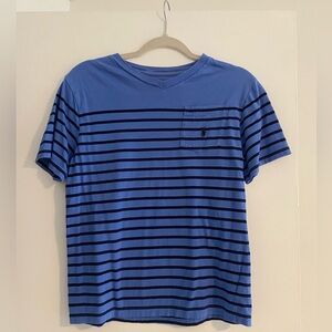 Ralph Lauren V-Neck T-Shirt. Size L